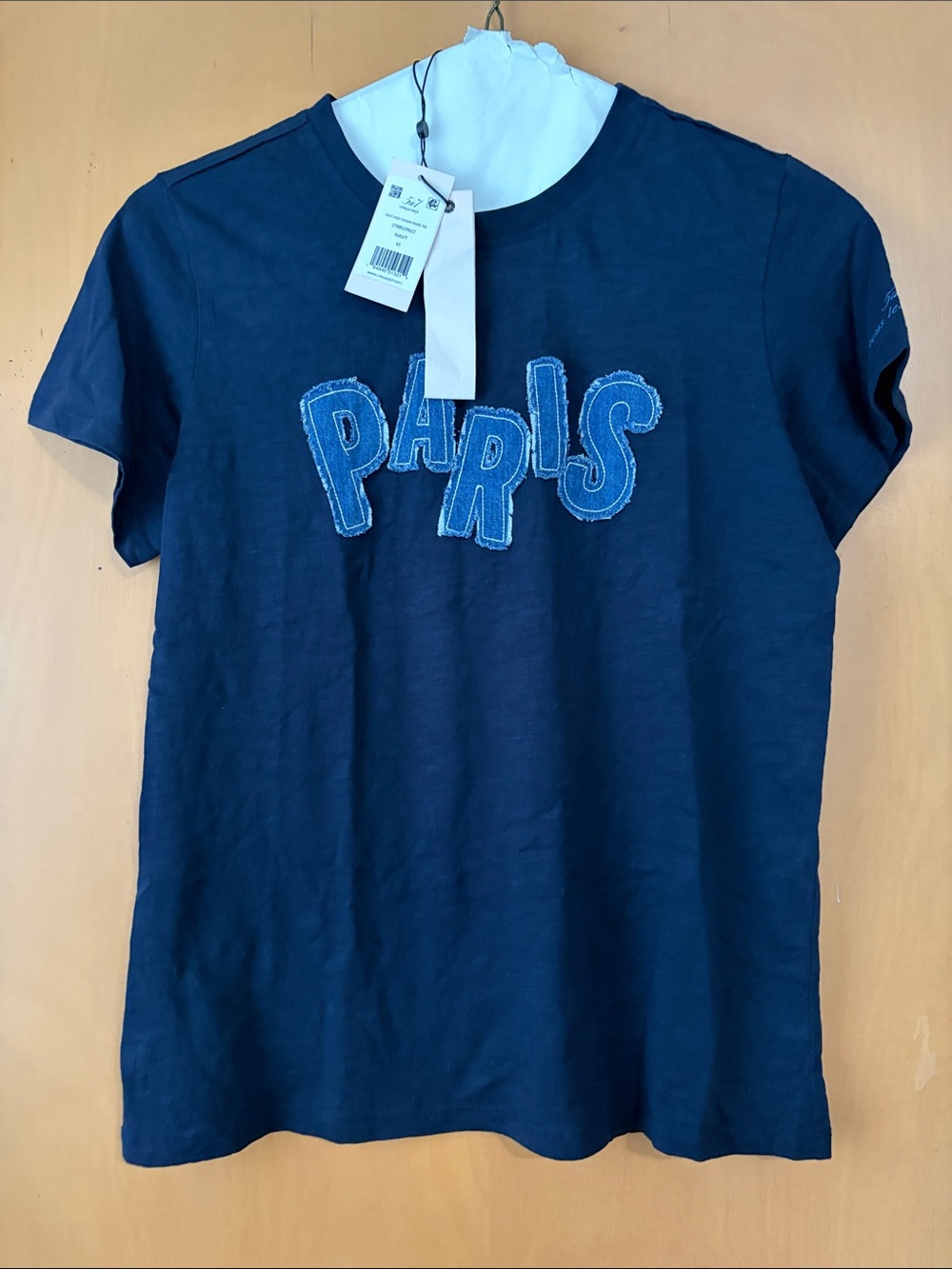 Women’s Navy 'PARIS' Graphic Tee